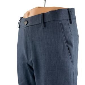 Men's Navy Dress Pants - Classic Tailored Fit